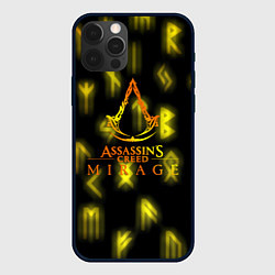 Чехол для iPhone 12 Pro Max Assasins Creed mirage, цвет: 3D-черный