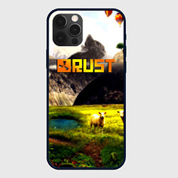 Чехол для iPhone 12 Pro Max Rust poster game, цвет: 3D-черный