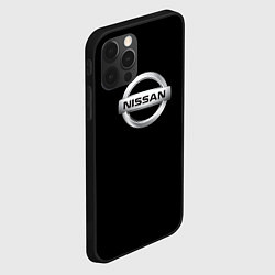 Чехол для iPhone 12 Pro Max Nissan sport auto, цвет: 3D-черный — фото 2