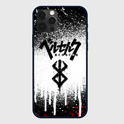 Чехол для iPhone 12 Pro Max Berserk logo symbol, цвет: 3D-черный