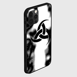 Чехол для iPhone 12 Pro Max Скандинавский узор душа, цвет: 3D-черный — фото 2