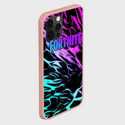 Чехол для iPhone 12 Pro Max Fortnite neon uniform, цвет: 3D-светло-розовый — фото 2