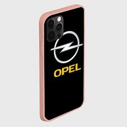 Чехол для iPhone 12 Pro Max Opel sport car, цвет: 3D-светло-розовый — фото 2