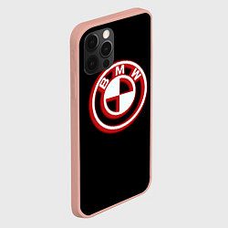 Чехол для iPhone 12 Pro Max Bmw fire car, цвет: 3D-светло-розовый — фото 2