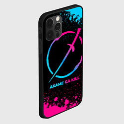 Чехол для iPhone 12 Pro Max Akame ga Kill - neon gradient, цвет: 3D-черный — фото 2