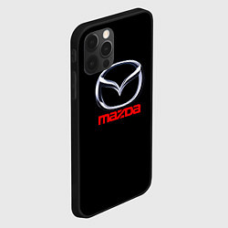 Чехол для iPhone 12 Pro Max Mazda japan motor, цвет: 3D-черный — фото 2