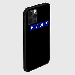 Чехол для iPhone 12 Pro Max Fiat sport auto, цвет: 3D-черный — фото 2
