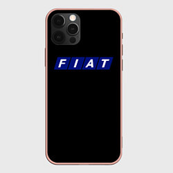 Чехол для iPhone 12 Pro Max Fiat sport auto, цвет: 3D-светло-розовый