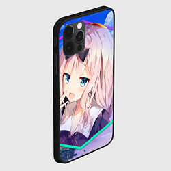 Чехол для iPhone 12 Pro Max Kaguya-sama wa Kokurasetai Чика Фудживара, цвет: 3D-черный — фото 2