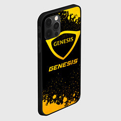 Чехол для iPhone 12 Pro Max Genesis - gold gradient, цвет: 3D-черный — фото 2