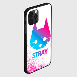 Чехол для iPhone 12 Pro Max Stray neon gradient style, цвет: 3D-черный — фото 2