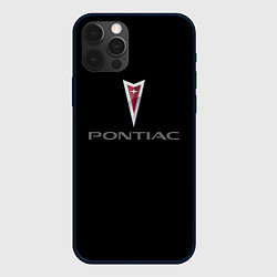 Чехол для iPhone 12 Pro Max Pontiac auto, цвет: 3D-черный