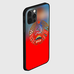 Чехол для iPhone 12 Pro Max Belarus ussr, цвет: 3D-черный — фото 2