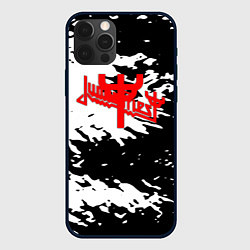 Чехол для iPhone 12 Pro Max Judas Priest rock fest краски, цвет: 3D-черный