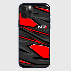 Чехол для iPhone 12 Pro Max Mass Effect - черно-белый, цвет: 3D-черный