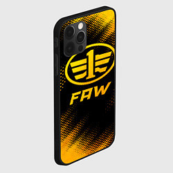 Чехол для iPhone 12 Pro Max FAW - gold gradient, цвет: 3D-черный — фото 2