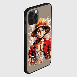 Чехол для iPhone 12 Pro Max Монки Ди Руфи - One Piece, цвет: 3D-черный — фото 2