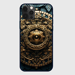 Чехол для iPhone 12 Pro Max Орнамент в кельтском стиле, цвет: 3D-черный