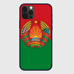 Чехол для iPhone 12 Pro Max Республика Беларусь, цвет: 3D-черный