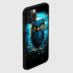 Чехол для iPhone 12 Pro Max Halloween - ночная сова, цвет: 3D-черный — фото 2