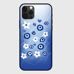 Чехол для iPhone 12 Pro Max Незабудка, цвет: 3D-черный