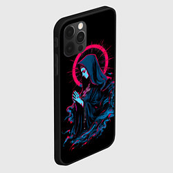 Чехол для iPhone 12 Pro Max Мрачная монахиня, цвет: 3D-черный — фото 2