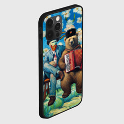 Чехол для iPhone 12 Pro Max Русский медведь Винсента Ван Гога, цвет: 3D-черный — фото 2