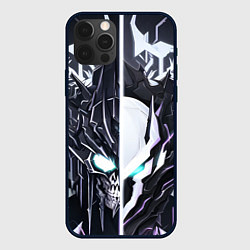 Чехол для iPhone 12 Pro Max Белый адский демон, цвет: 3D-черный