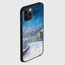 Чехол для iPhone 12 Pro Max Москва новый год, цвет: 3D-черный — фото 2