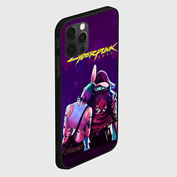 Чехол для iPhone 12 Pro Max Cyberpunk 2077: Phantom liberty, цвет: 3D-черный — фото 2