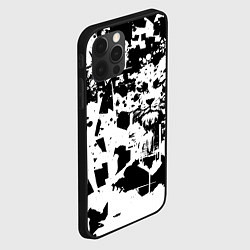 Чехол для iPhone 12 Pro Max Морда льва - абстракция, цвет: 3D-черный — фото 2
