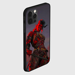 Чехол для iPhone 12 Pro Max Карлах из Baldurs Gate 3, цвет: 3D-черный — фото 2