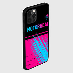 Чехол для iPhone 12 Pro Max Motorhead - neon gradient посередине, цвет: 3D-черный — фото 2