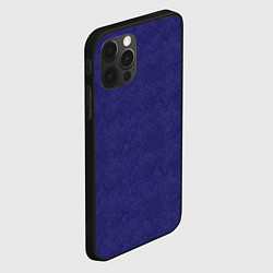 Чехол для iPhone 12 Pro Max Фиолетовая текстура волнистый мех, цвет: 3D-черный — фото 2