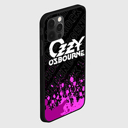 Чехол для iPhone 12 Pro Max Ozzy Osbourne rock legends посередине, цвет: 3D-черный — фото 2