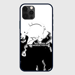 Чехол для iPhone 12 Pro Max Kojima Productions black flame, цвет: 3D-черный