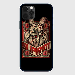 Чехол для iPhone 12 Pro Max Slipknot Бафомет, цвет: 3D-черный