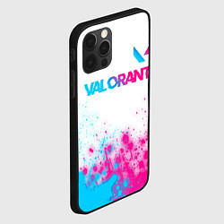 Чехол для iPhone 12 Pro Max Valorant neon gradient style посередине, цвет: 3D-черный — фото 2