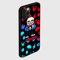 Чехол для iPhone 12 Pro Max Undertale роглайк, цвет: 3D-черный — фото 2