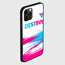 Чехол для iPhone 12 Pro Max Destiny neon gradient style посередине, цвет: 3D-черный — фото 2