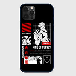 Чехол для iPhone 12 Pro Max Суккуна - Король проклятий, цвет: 3D-черный