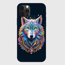 Чехол для iPhone 12 Pro Max Звездный волк из далекой галактики, цвет: 3D-черный