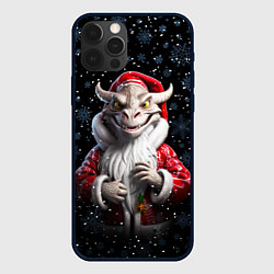 Чехол для iPhone 12 Pro Max Santa dragon, цвет: 3D-черный