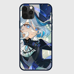 Чехол для iPhone 12 Pro Max Genshin Impact Furina Hat, цвет: 3D-черный