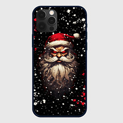 Чехол для iPhone 12 Pro Max Evil Santa Claus, цвет: 3D-черный