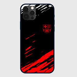 Чехол для iPhone 12 Pro Max Барселона краски, цвет: 3D-черный