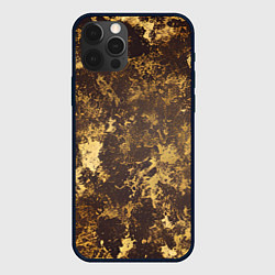 Чехол для iPhone 12 Pro Max Золотые руины, цвет: 3D-черный