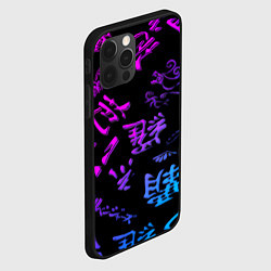 Чехол для iPhone 12 Pro Max Tokyos Revenge neon logo, цвет: 3D-черный — фото 2