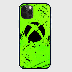 Чехол для iPhone 12 Pro Max Xbox кислотный стиль, цвет: 3D-черный