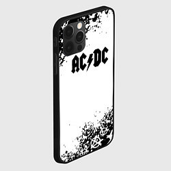 Чехол для iPhone 12 Pro Max AC DC anarchy rock, цвет: 3D-черный — фото 2